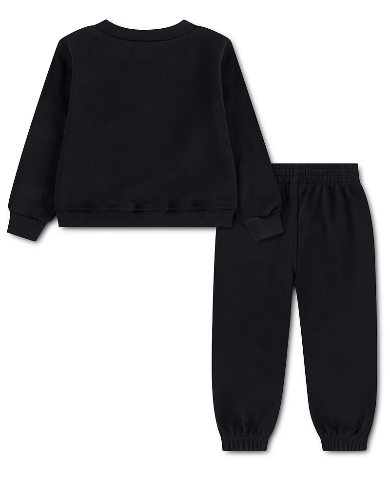 Jordan Boys' 4-7 Logo Graphic Sweatshirt and Jogger, 2-Piece Set