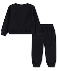 Jordan Boys' 4-7 Logo Graphic Sweatshirt and Jogger, 2-Piece Set