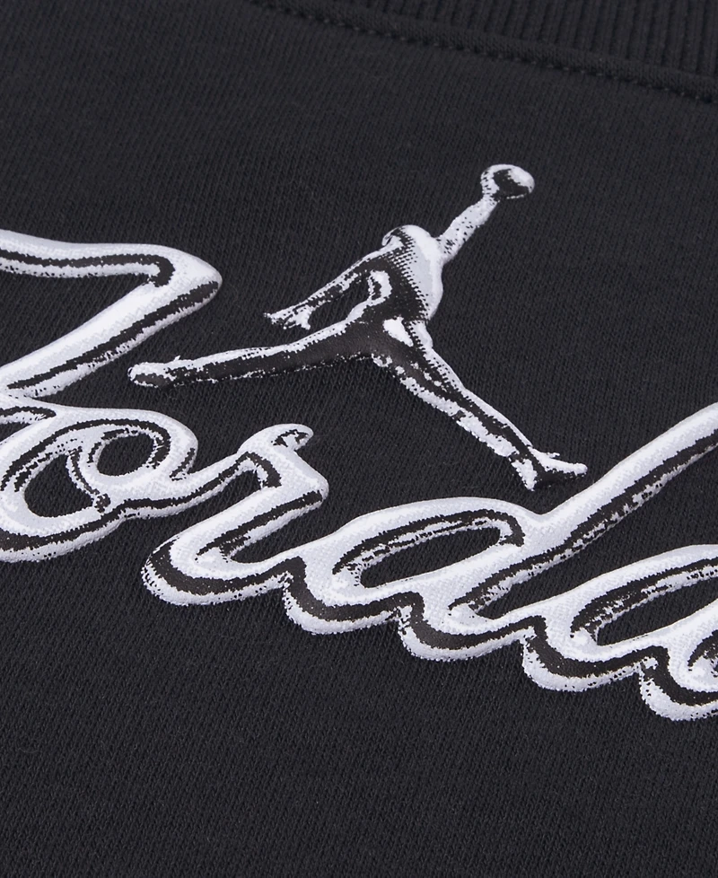 Jordan Girls' 7-16 Rebel Rose Fleece Top