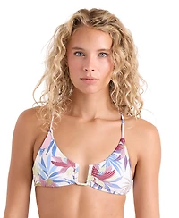 Volcom Women's Scoop Neck Tie-Back Swim Top
