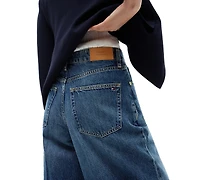 Tommy Hilfiger Women's Indie High-Rise Wide-Leg Jeans