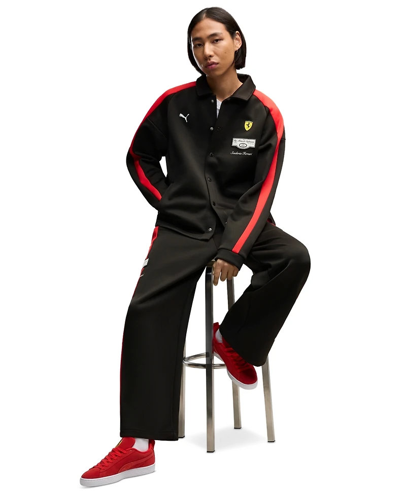 Puma Men's Ferrari Combines Iconic Stripe Track Jacket