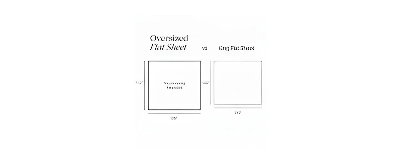 Egyptian Linens Extra Large (Oversized) King Flat Sheet Luxurious 608 Cotton