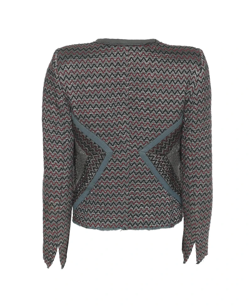 Pre-Owned Isabel Marant Women's Patterned Lurex Knit Jacket