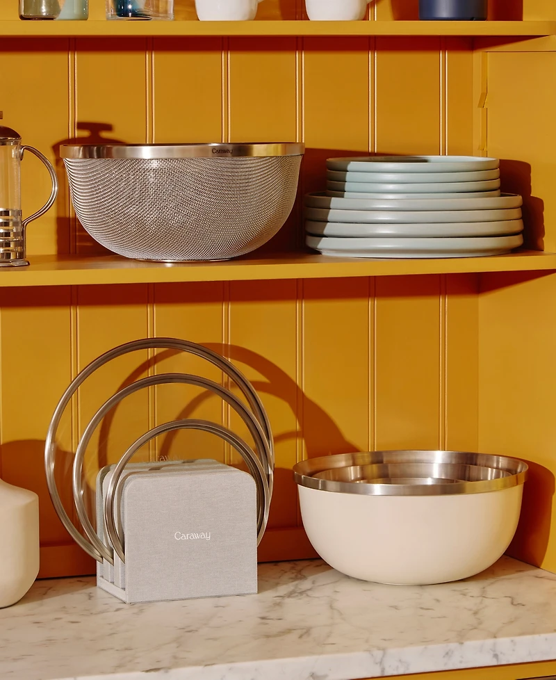 Caraway Premium Clutter-Free 5.91" Mixing Bowl Lid Organizer