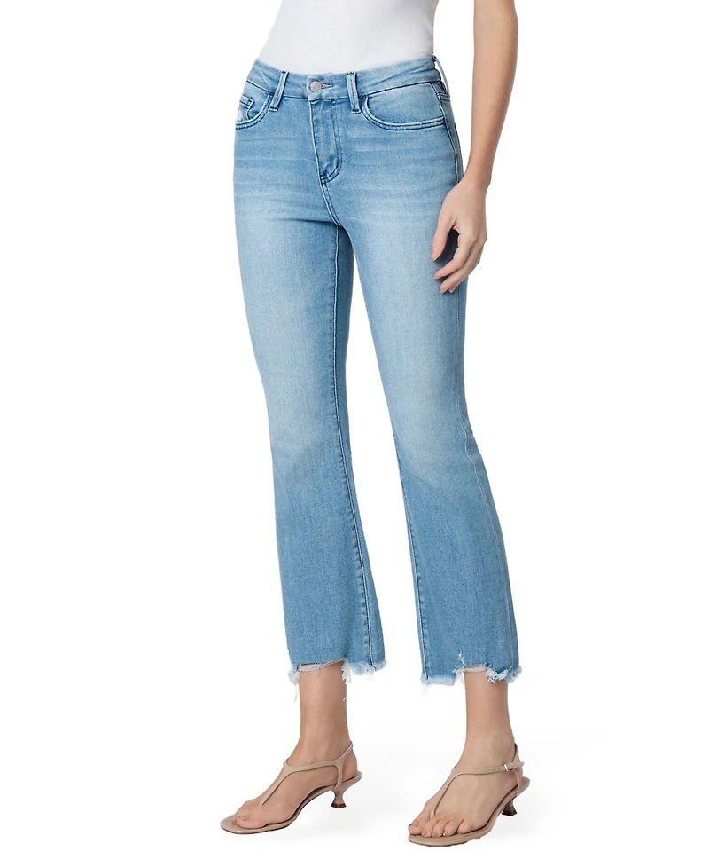 Flying Monkey Women's High Rise Kick Flare Jeans