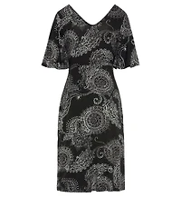 Lascana Women's Belted Asymmetrical Dress