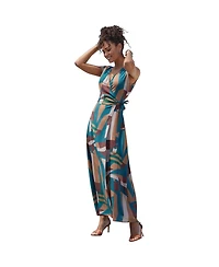 Lascana Women's Wrap Maxi Dress