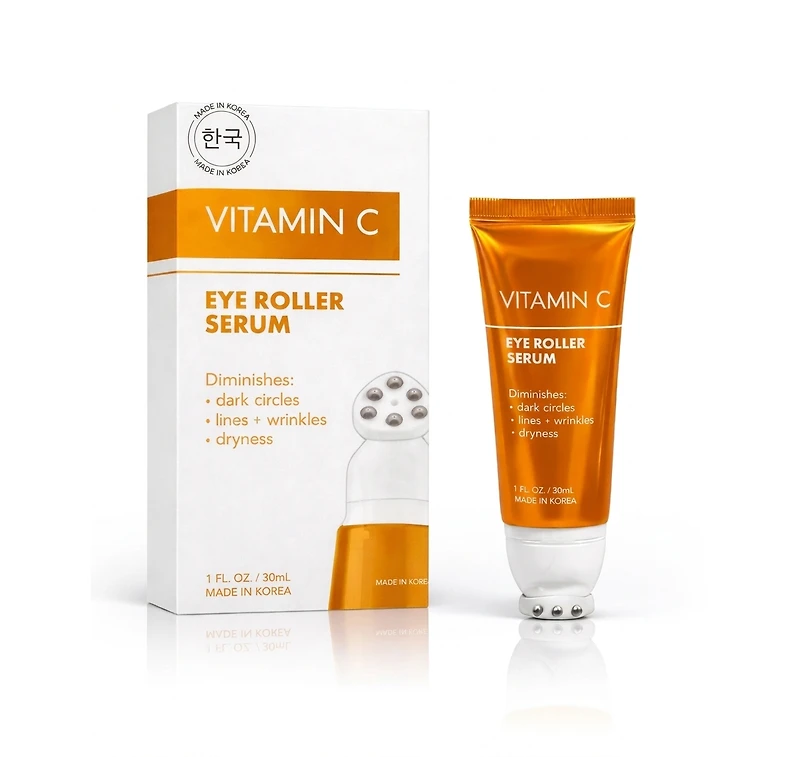 Lovery Korean Skincare Vitamin C Eye Roller Serum - Hydrating Under Eye Treatment