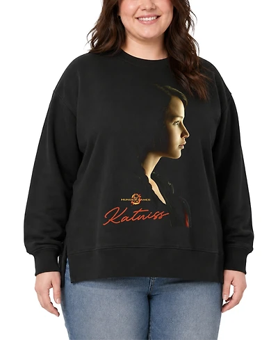 Hybrid Apparel Plus Katniss Portrait Fleece Sweatshirt