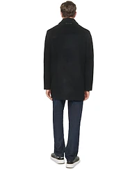 Cole Haan Men's Regular-Fit Cashmere-Wool Blend Single-Breasted Car Coat