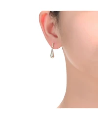 Chic 14K Gold Plated cubic zirconia Drop Earrings