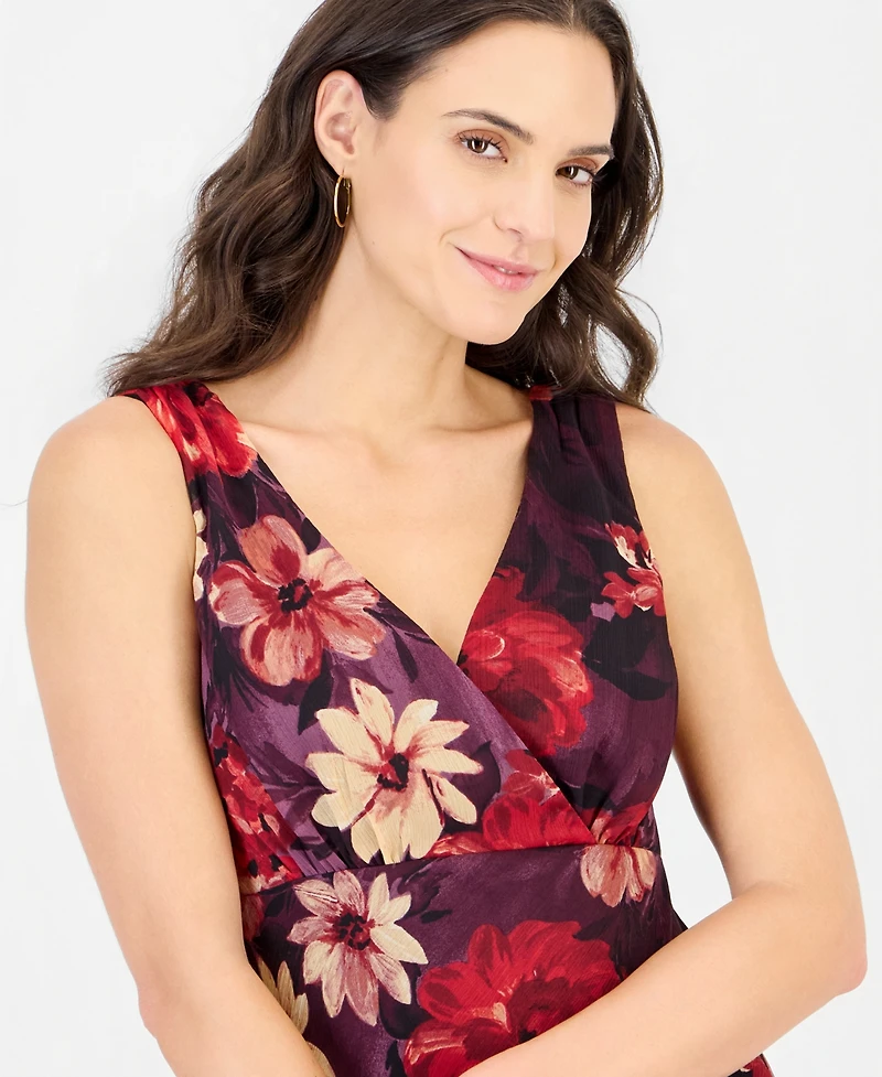 Connected Women's Floral Asymmetrical Dress