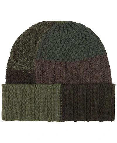 Polo Ralph Lauren Men's Intarsia Patchwork Beanie Hat