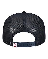 New Era Big Boys and Girls Navy Cleveland Guardians 9FIFTY Trucker Snapback Hat