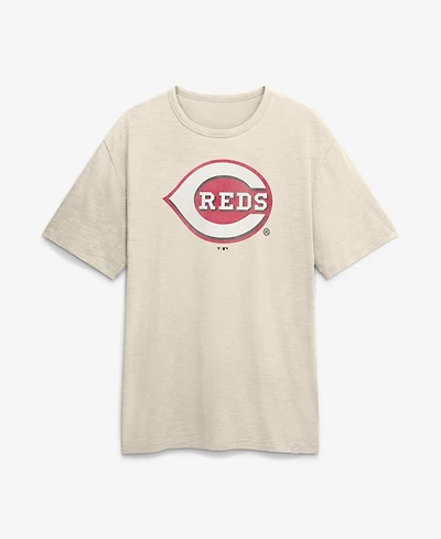 Fanatics Men's Cream Cincinnati Reds Stadium Slub T-Shirt