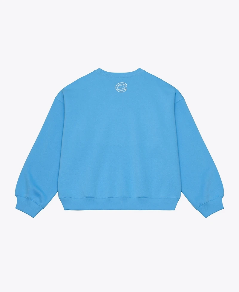 Mitchell & Ness Men's Light Blue Chicago Cubs Insignia Fleece Sweatshirt