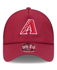 New Era Men's Dark Red Arizona Diamondbacks 2026 Batting Practice Apex 9FORTY Adjustable Trucker Hat