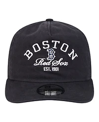 New Era Men's Navy Boston Red Sox Stacked 19TWENTY Adjustable Hat