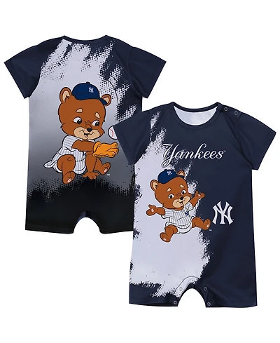 Outerstuff Baby Boys and Girls Navy New York Yankees Mascot Bodysuit