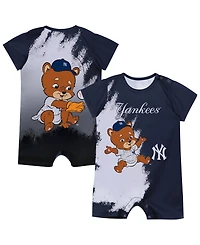 Outerstuff Baby Boys and Girls Navy New York Yankees Mascot Bodysuit