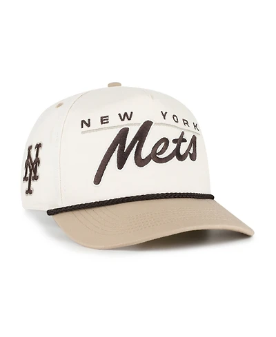 '47 Brand Men's Natural/Tan New York Mets Neutral Terrain Hitch Rope Adjustable Hat