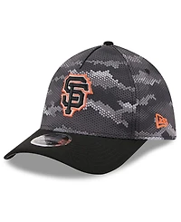 New Era Men's Black San Francisco Giants Camo 39THIRTY A-Frame Flex Hat