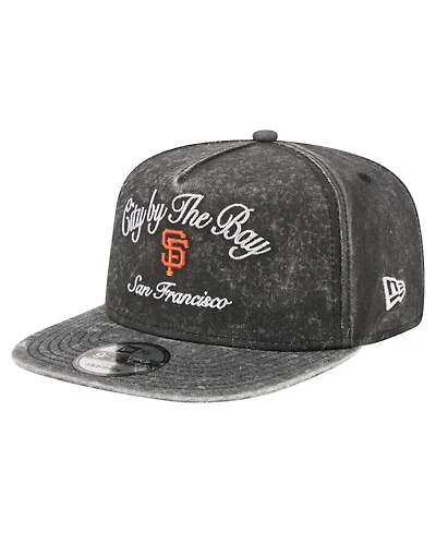 New Era Men's Black San Francisco Giants City Slogan A-Frame 9FIFTY Snapback Hat