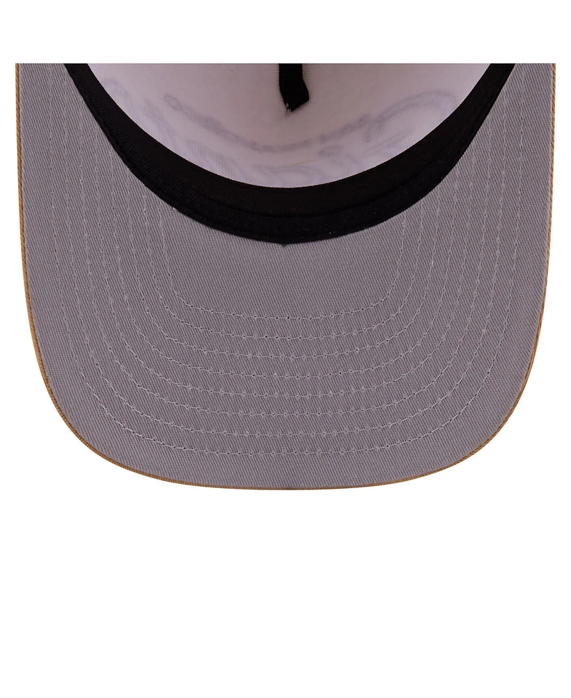 New Era Men's Cream San Francisco Giants Herringbone 9FIFTY A-Frame Snapback Hat