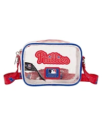 Loungefly Philadelphia Phillies Clear All Over Logo Crossbody Bag