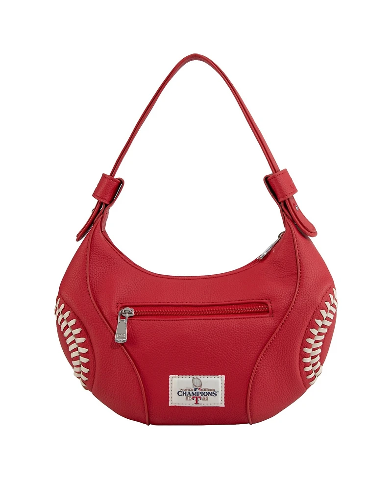 Montana West Texas Rangers Red Shoulder Hobo Bag