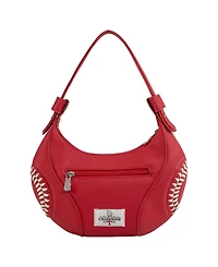 Montana West Texas Rangers Red Shoulder Hobo Bag