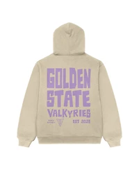 Playa Society Men's and Women's Oatmeal Golden State Valkyries Established Hoodie