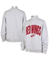 '47 Brand Women's Heather Gray Detroit Red Wings Subtle Muse Sweatshirt