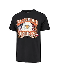 '47 Brand Men's Black Baltimore Orioles Americana Eagle T-Shirt