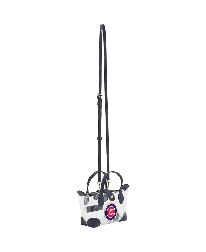 Stoney Clover Lane Chicago Cubs Clear Pouchette Crossbody Bag