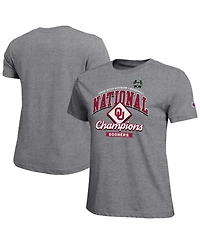 Champion Women's Gray Oklahoma Sooners 2026 Ncaa Baseball Men's College World Series Locker Room T-Shirt