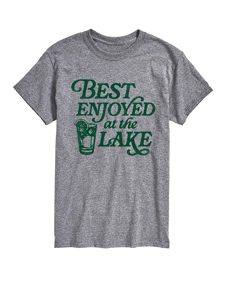 Airwaves Men's Instant Message Best Enjoyed At The Lake Graphic T-Shirt