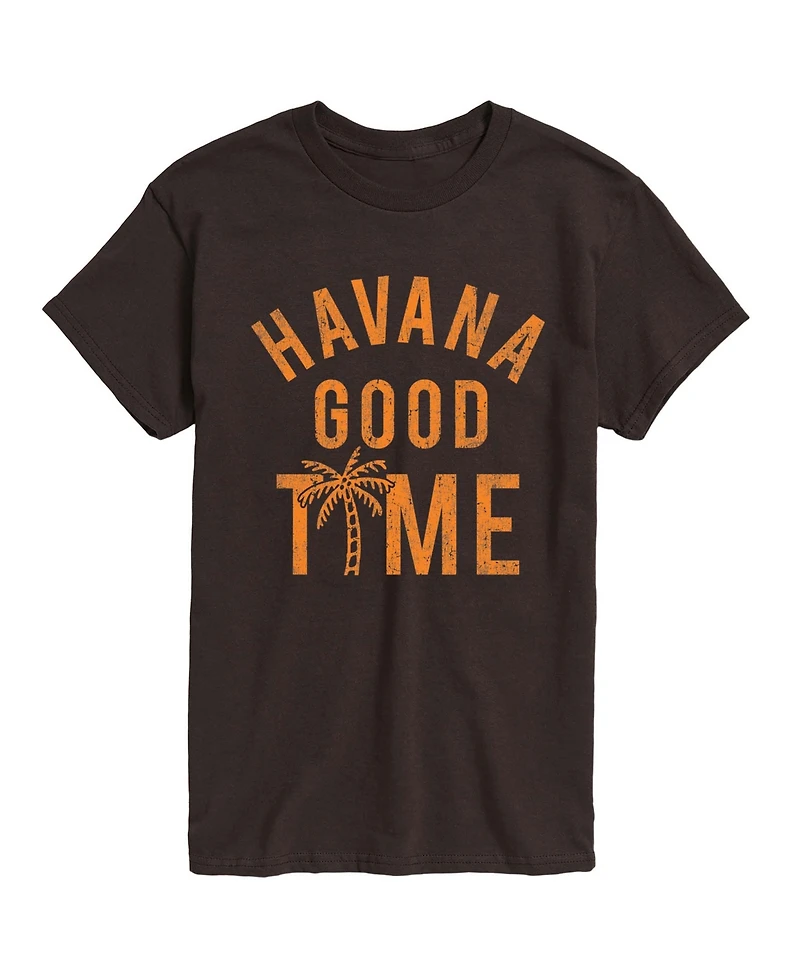 Airwaves Men's Instant Message Havana Good Time Graphic T-Shirt