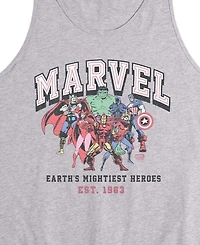 Airwaves Men's Marvel Collegiate Faded Graphic Tank Top