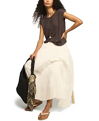Lucky Brand Women's Sandwash Strappy Back Short-Sleeve T-Shirt