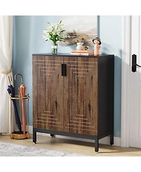 Slickblue 5 Tier Modern Shoe Storage Organizer for Entryway and Closet