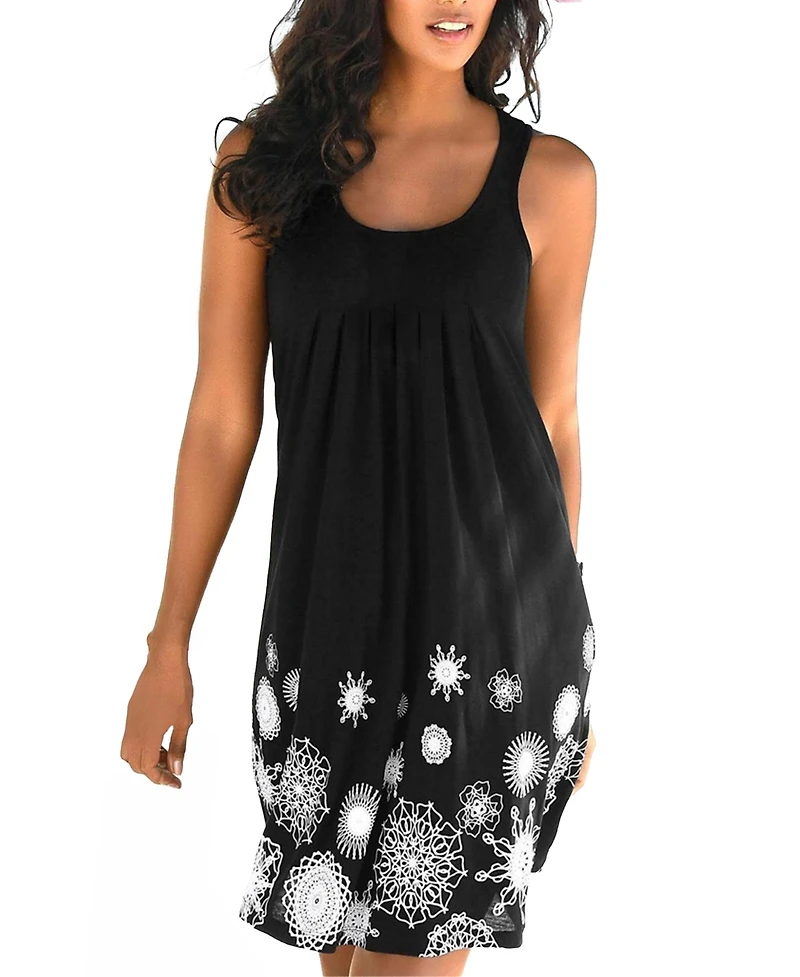 Lascana Women's Sleeveless Printed Dress