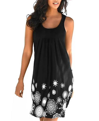 Lascana Women's Sleeveless Printed Dress