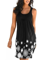 Lascana Women's Sleeveless Printed Dress