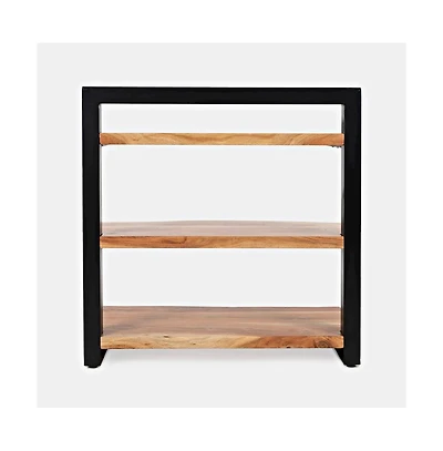 Jofran Nature's Edge Solid Acacia 3 Shelf Bookcase