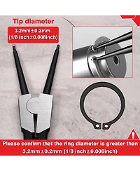 Xdovet 13" External Straight Snap Ring Pliers