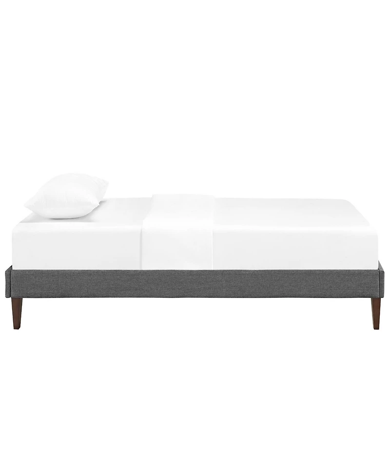 Modway Sharon Fabric Twin Bed Frame with Squared Tapered Legs