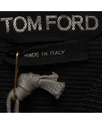 Pre-Owned Tom Ford Women's Zipper-Detail Flared Sleeve Top