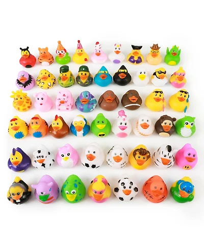 Gnuadz 50 Pack Rubber Duck Bath Toy Party Favors
